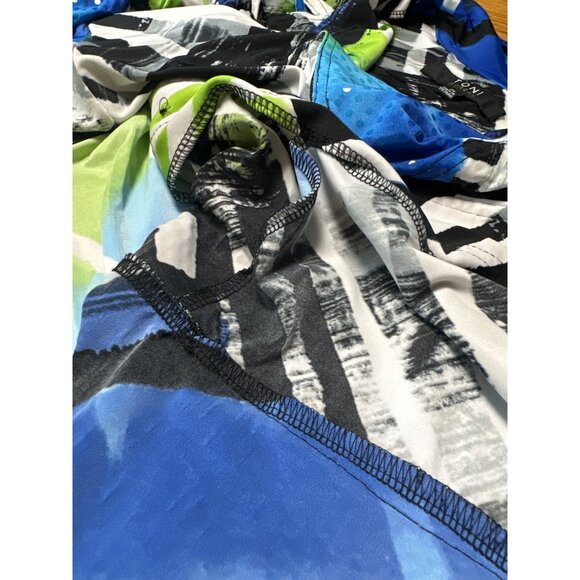 Toni Morgan Womens Abstract Button-Up Long Sleeve Blouse Size PX - Picture 9 of 10